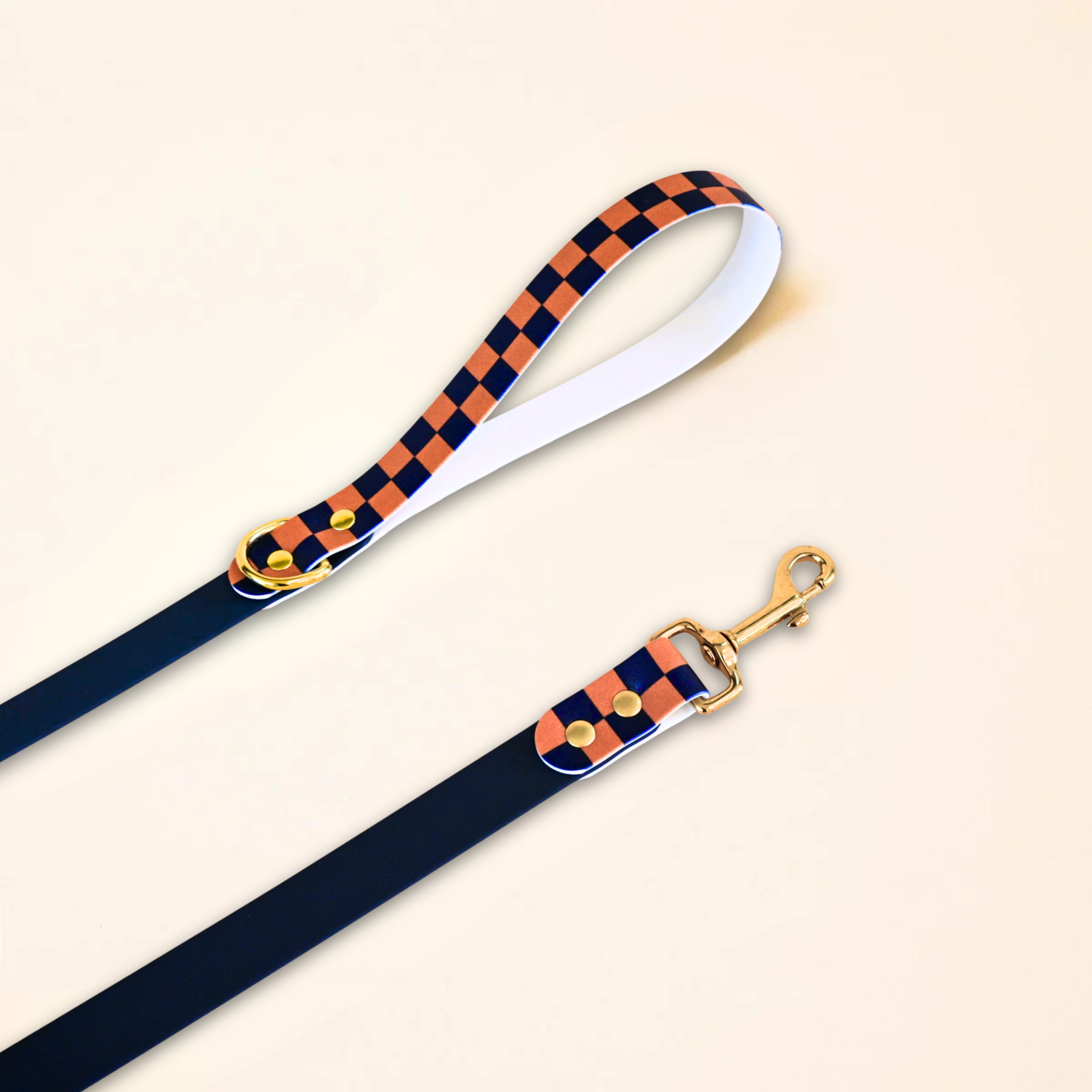 fid-le-damier-laisse-chien-bleu-nuit-terra-20-mm image 1