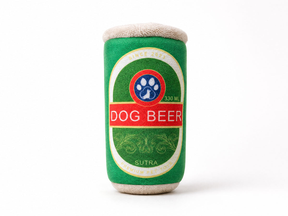 bandit-dog-beer-jouet-chien-couineur-velours image 1