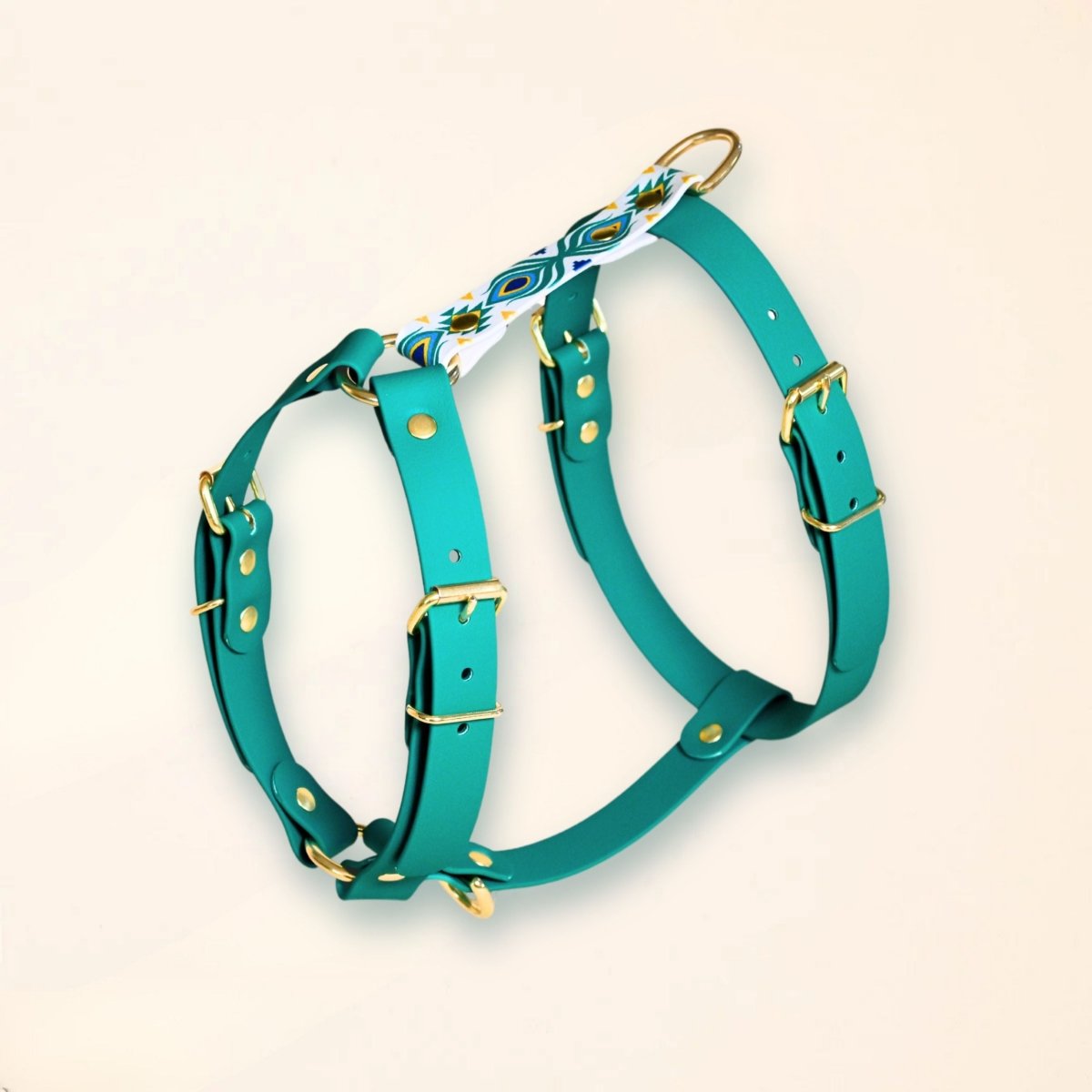 fid-le-paris-tulum-harnais-chien-bleu-paon-imperm-able image 1