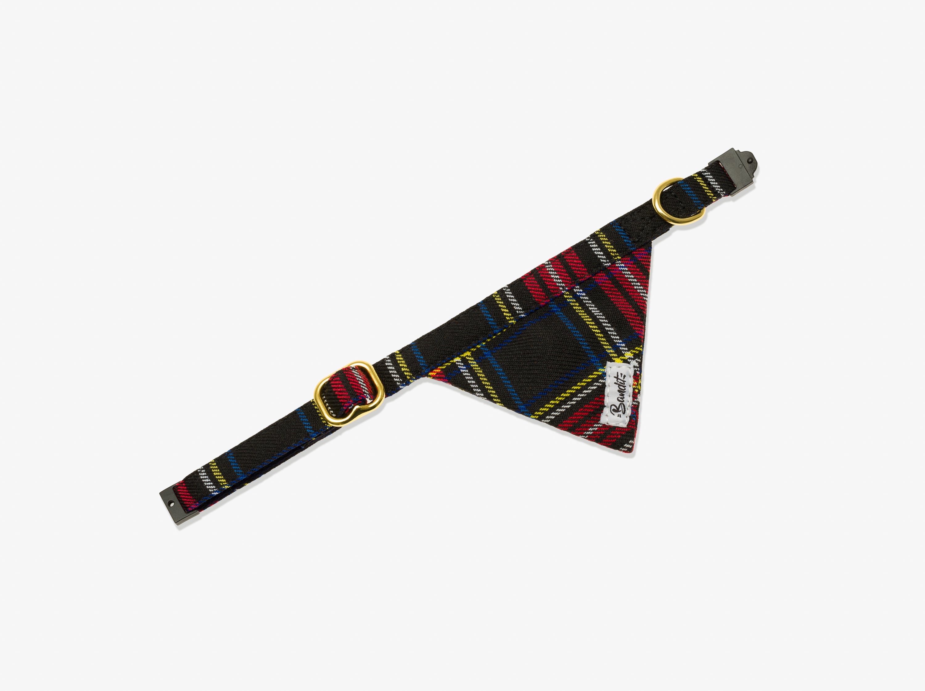 bandit-bandana-pour-chat-tartan-collier-anti-tranglement image 1
