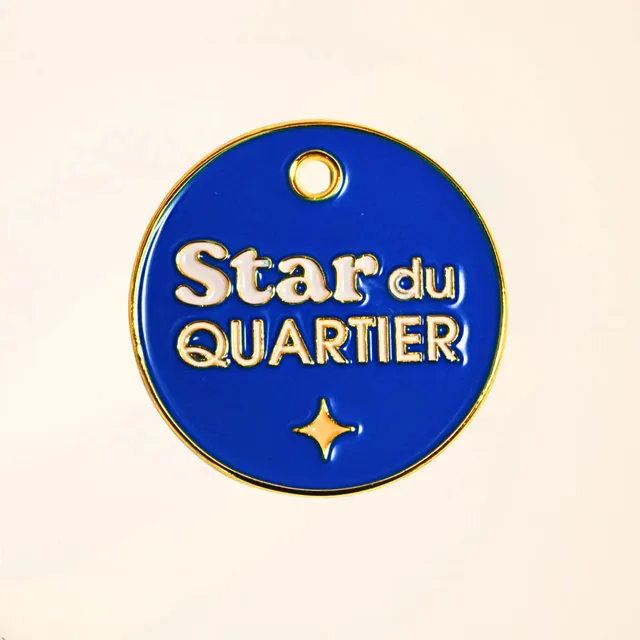 fid-le-paris-star-du-quartier-m-daille-chien-bleu-roi-32-mm image 1