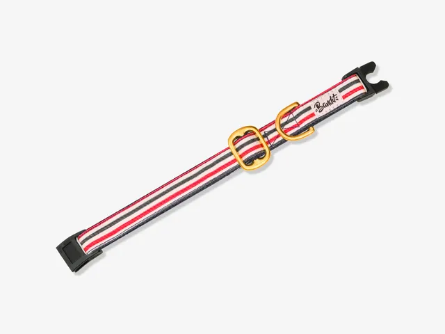 bandit-collier-chat-bleu-blanc-rouge-anti-tranglement image 1