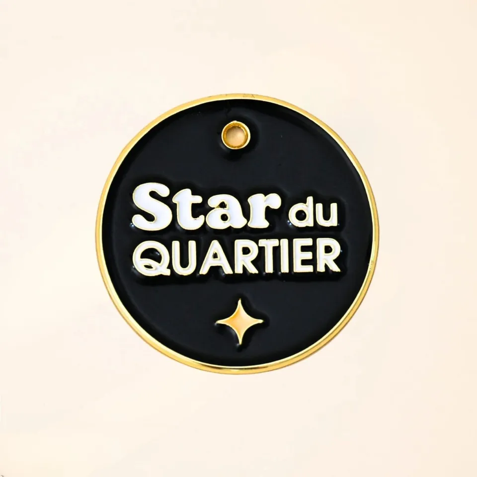 fid-le-paris-star-du-quartier-m-daille-chien-noir-32-mm image 1