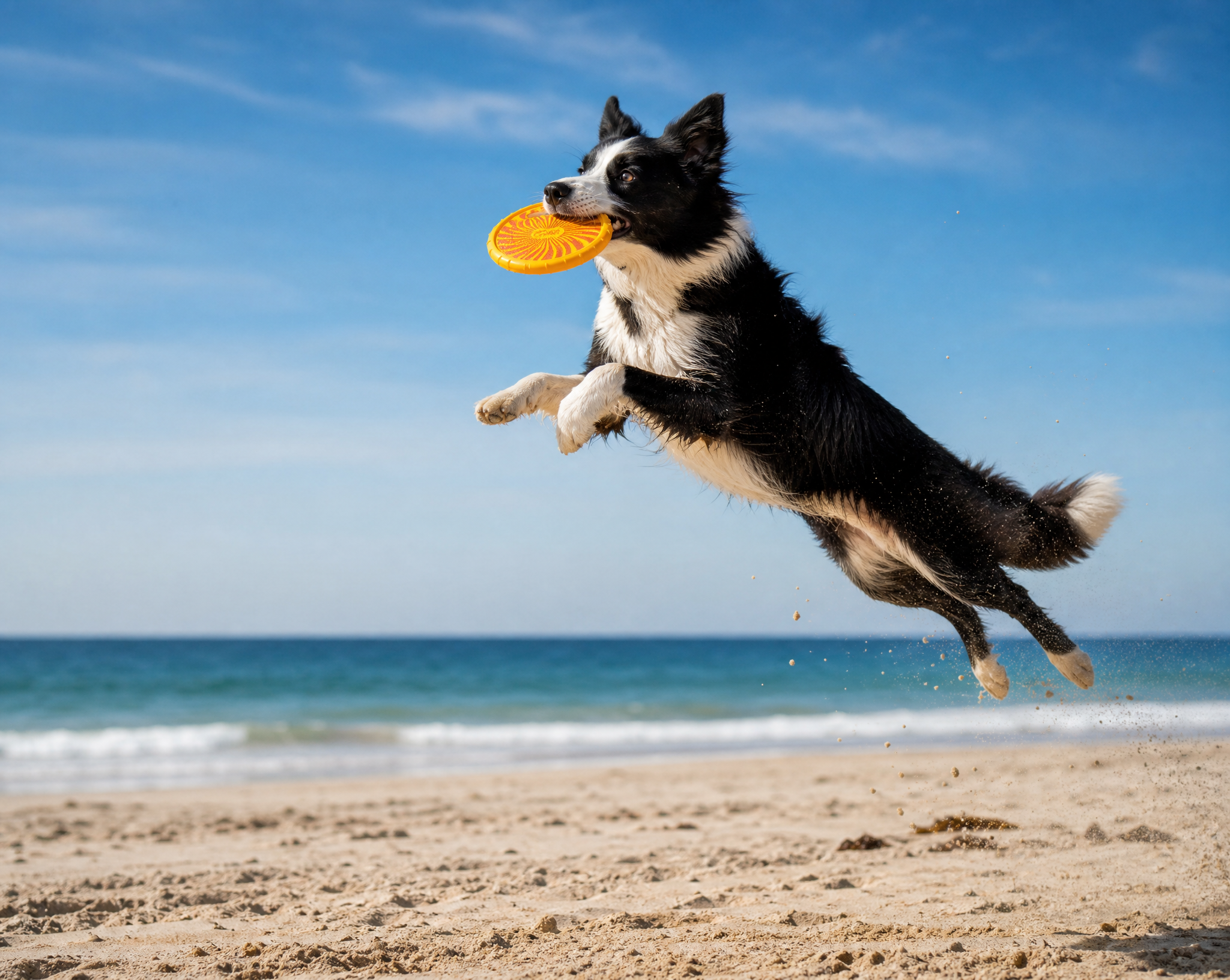 bandit-frisbee-jouet-chien-jaune-souple-flottant image 3