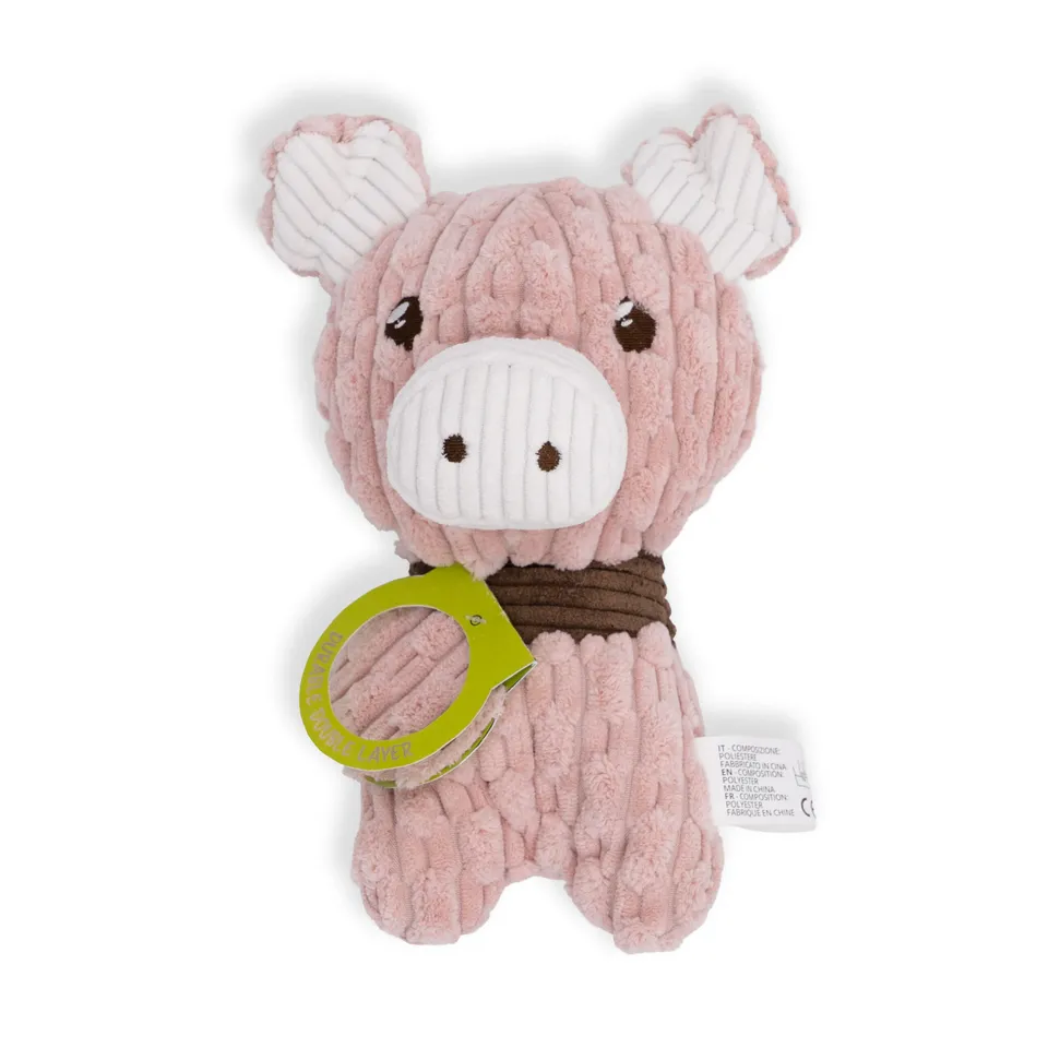 coralpina-velvet-family-rosy-pig-peluche-chien image 1
