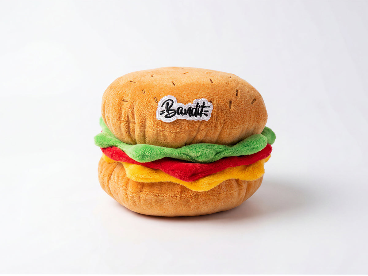 bandit-big-bandit-jouet-pour-chien-hamburger-peluche-pouet image 1