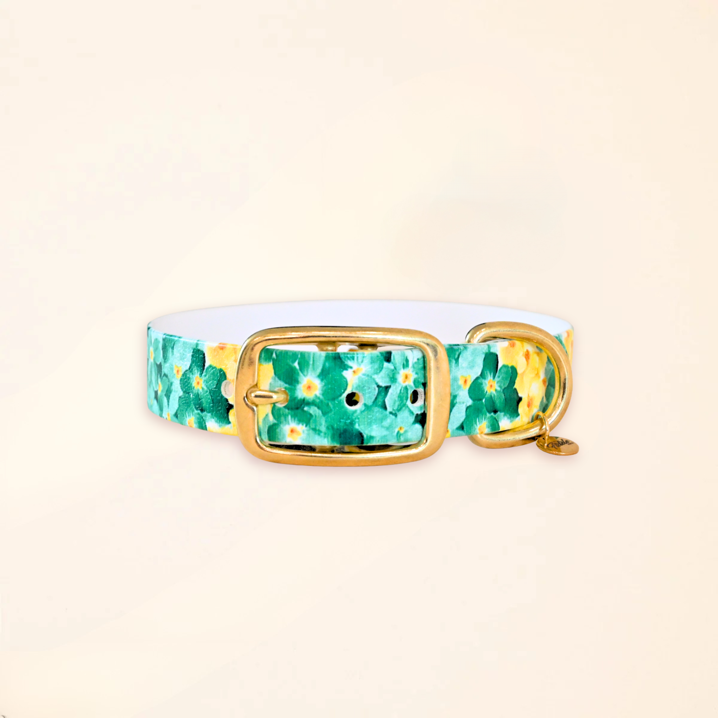 fid-le-paris-the-bloom-collier-chien-vert-floral-taille-m image 1