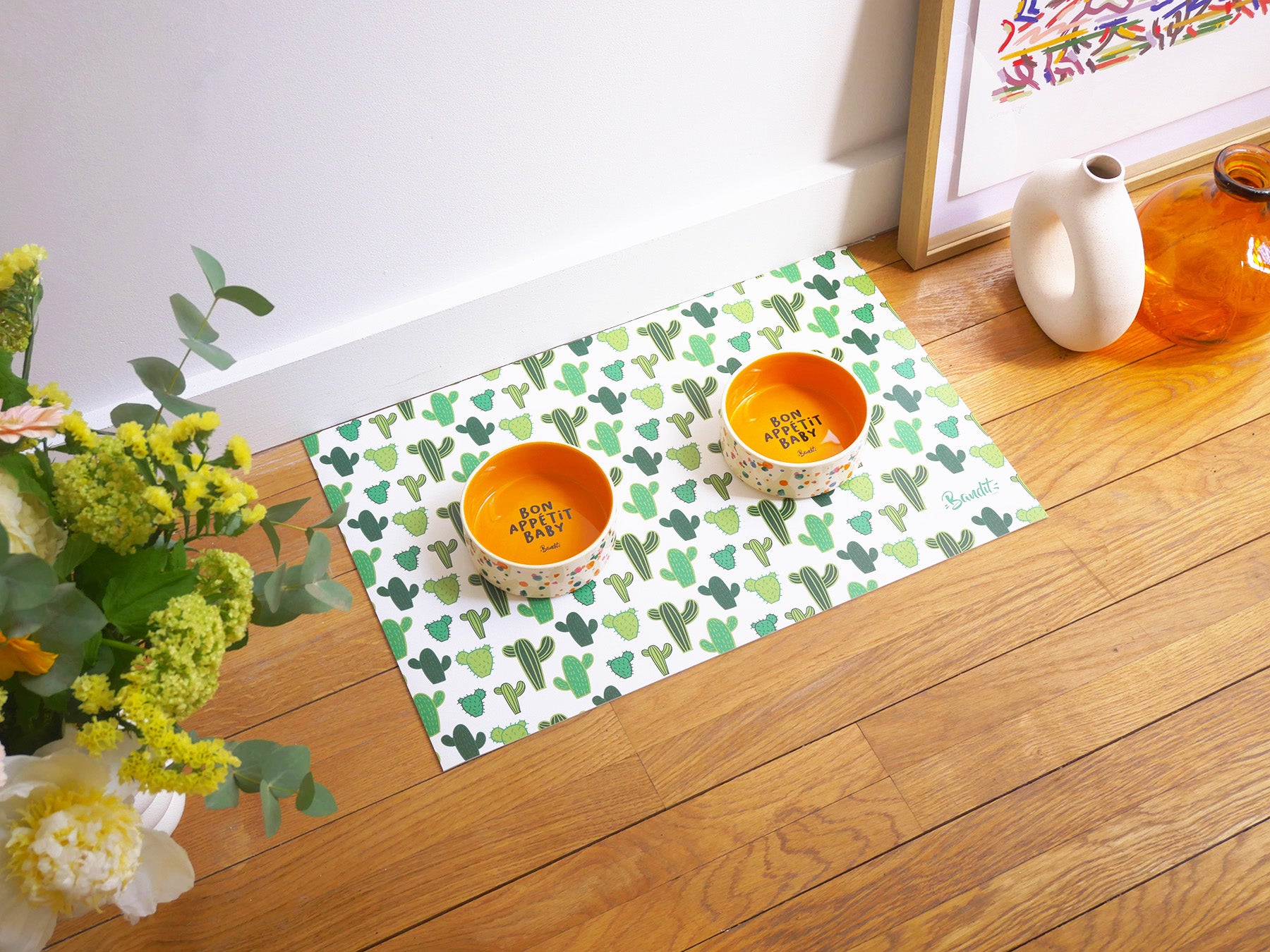 bandit-tapis-de-gamelle-cactus-tapis-gamelle-chien-et-chat image 6