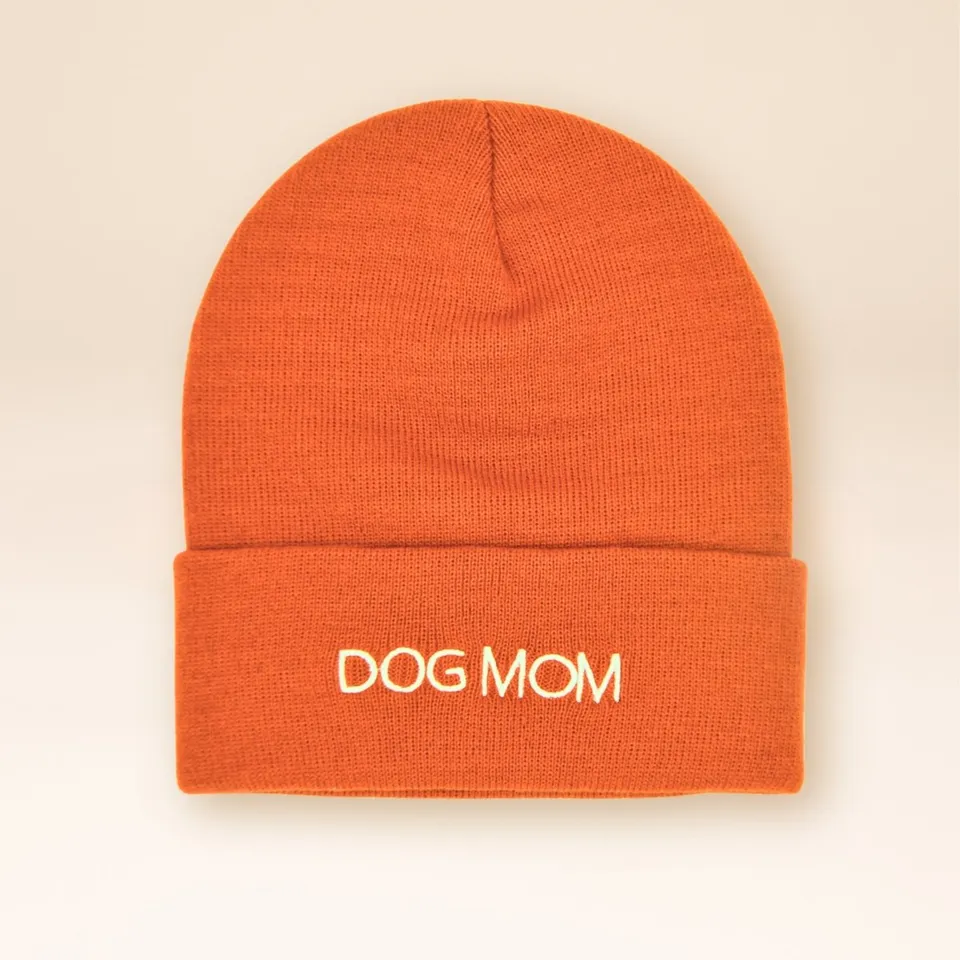 fid-le-paris-bonnet-dog-mom-terracotta-acrylique-chaud image 1