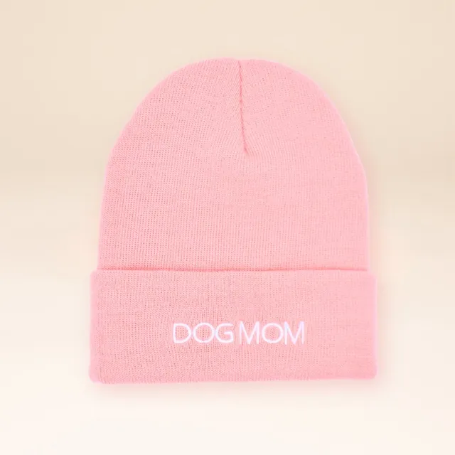 fid-le-paris-dog-mom-bonnet-rose-acrylique-chaud image 1