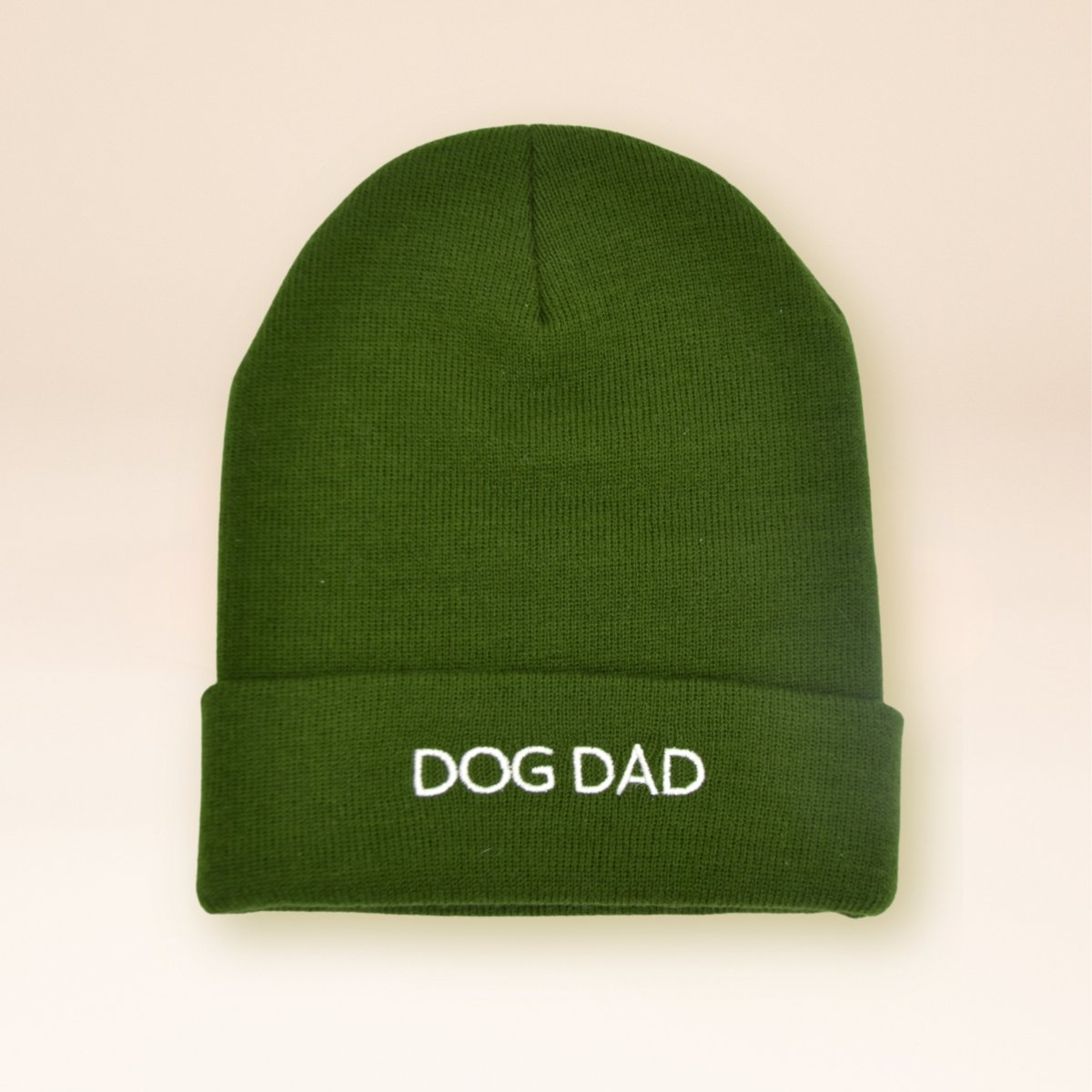 fid-le-paris-dog-dad-bonnet-olive-acrylique-chaud image 1