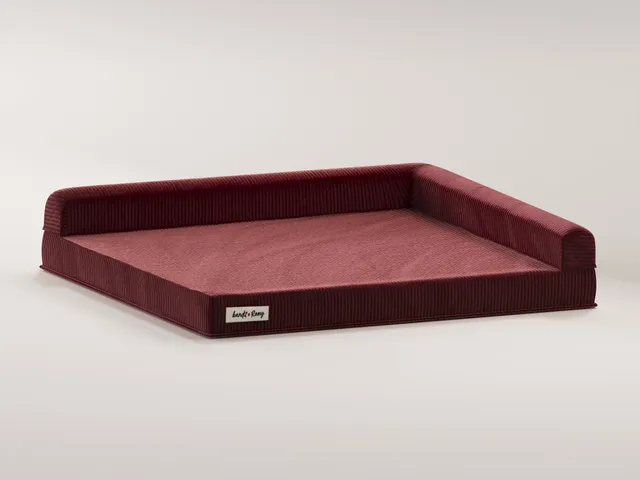 bandit-paniers-romy-panier-chien-velours-burgundy-taille-m image 1