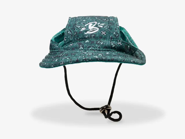 bandit-bob-chien-chapeau-taille-m-paisley-vert image 1