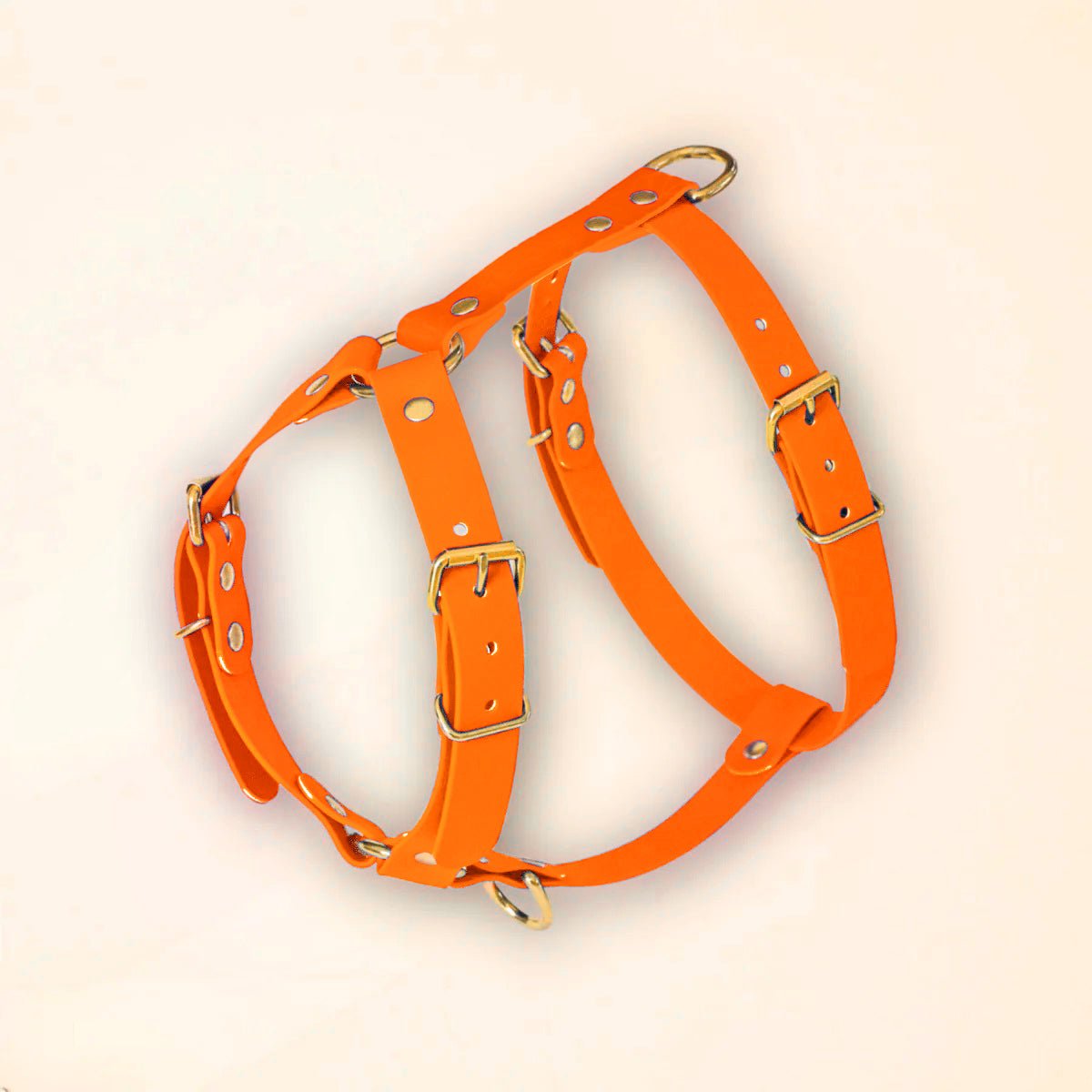 fid-le-paris-harnais-chien-orange-fluo-confort-imperm-able image 1