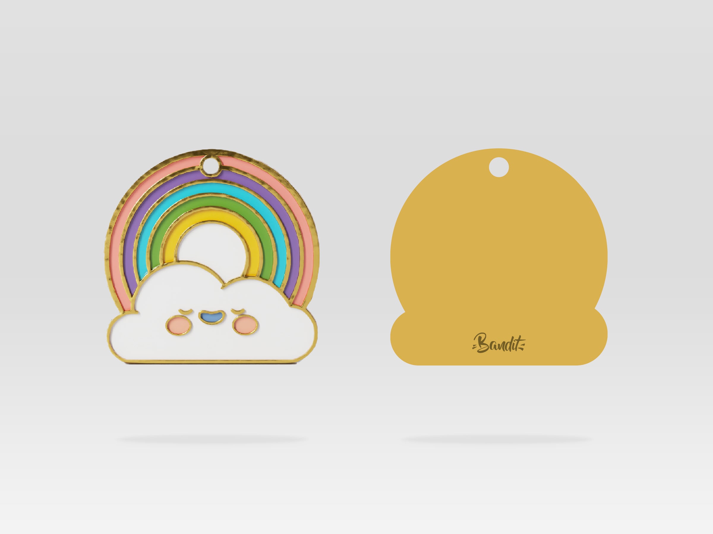bandit-m-dailles-arc-en-ciel-m-daille-chien-color-e image 5