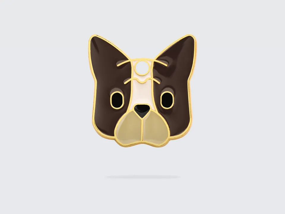 bandit-m-daille-bouledogue-pour-chien-personnalisable image 1