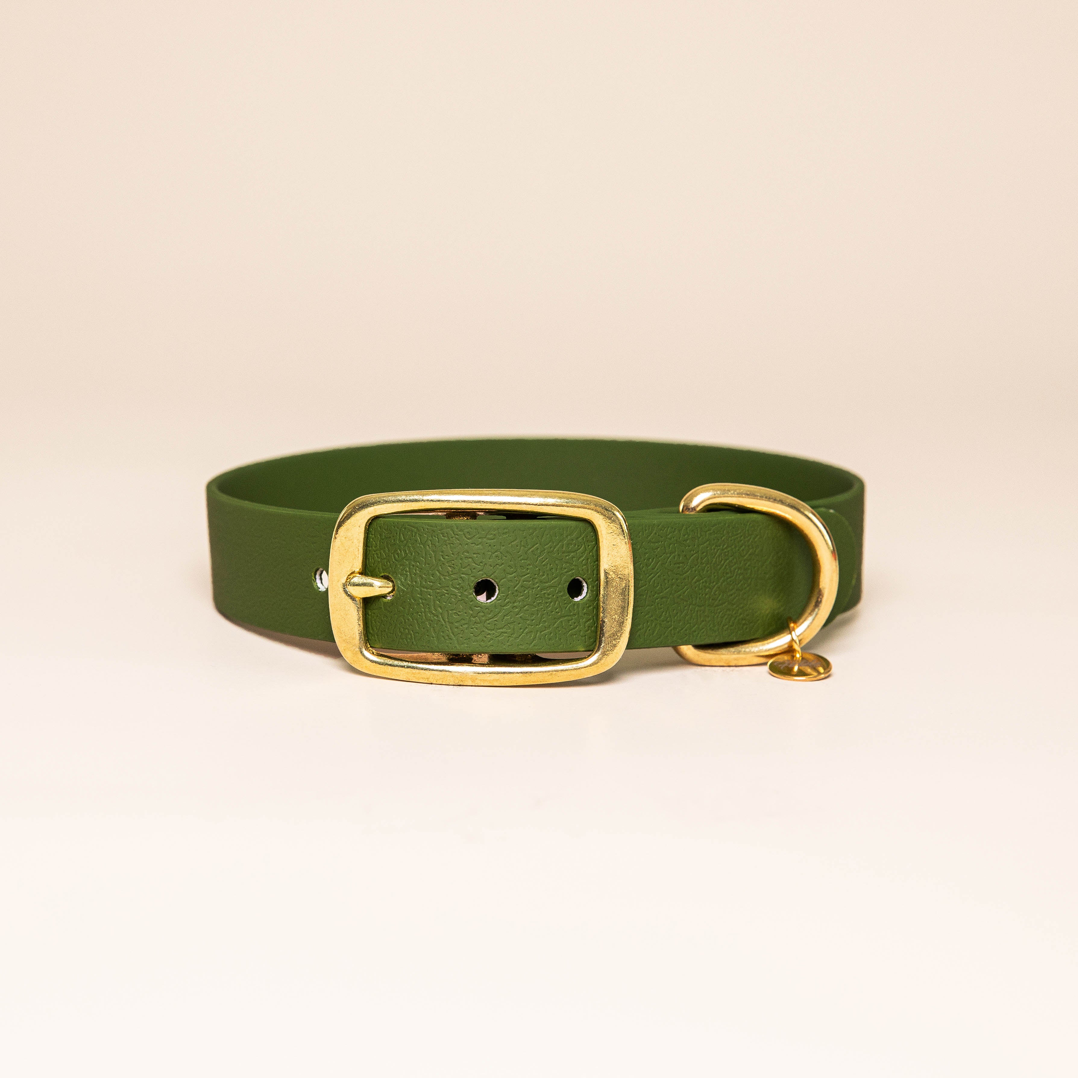 fid-le-paris-colliers-l-aventurier-collier-chien-vert-olive-laiton image 1