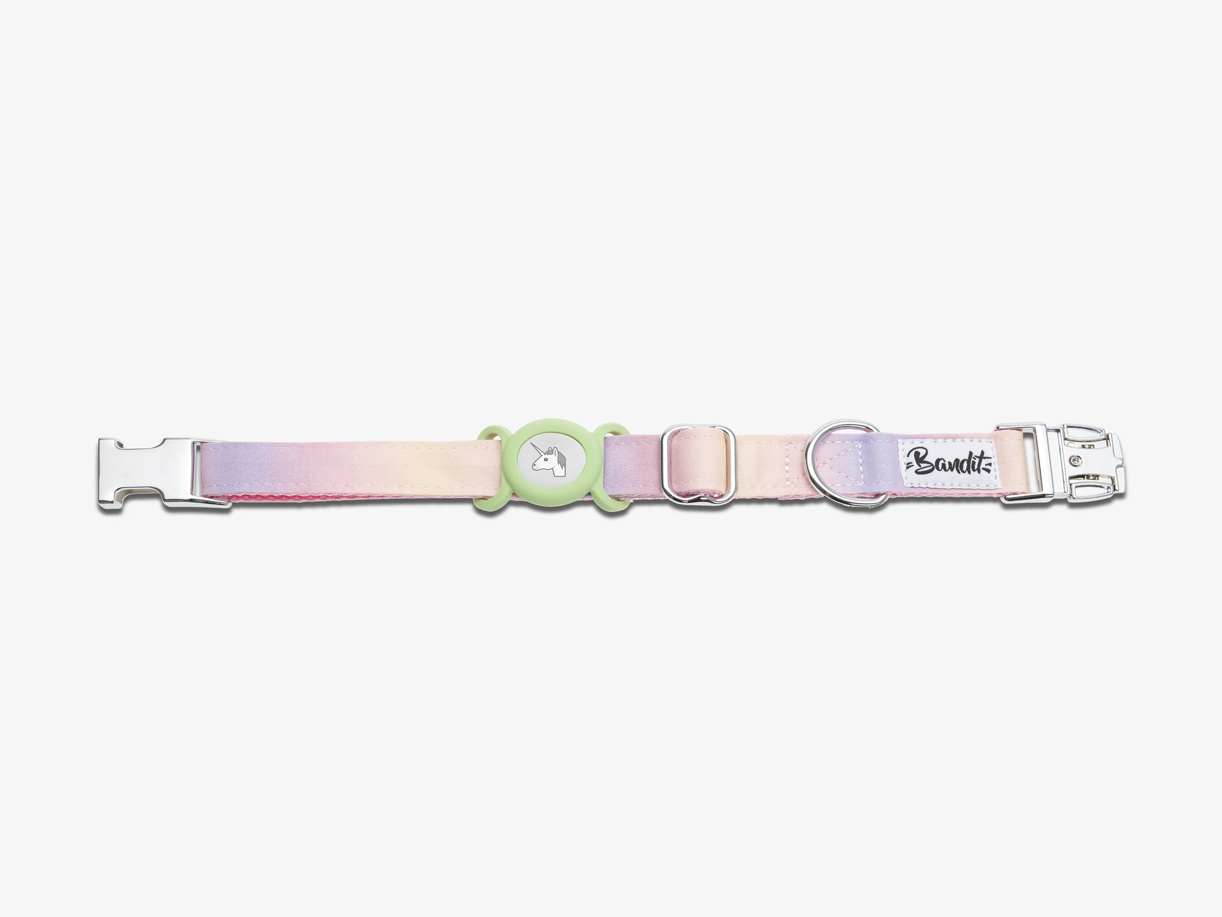 bandit-tui-airtag-silicone-vert-menthe-collier-chien image 3