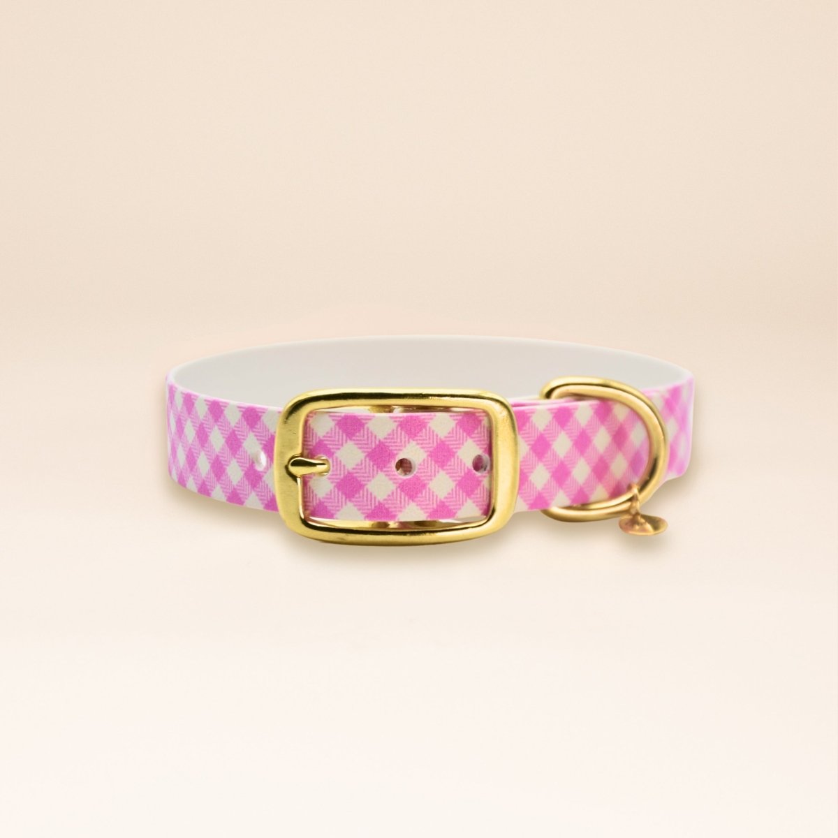 fid-le-paris-l-audacieux-collier-chien-vichy-rose-m image 1