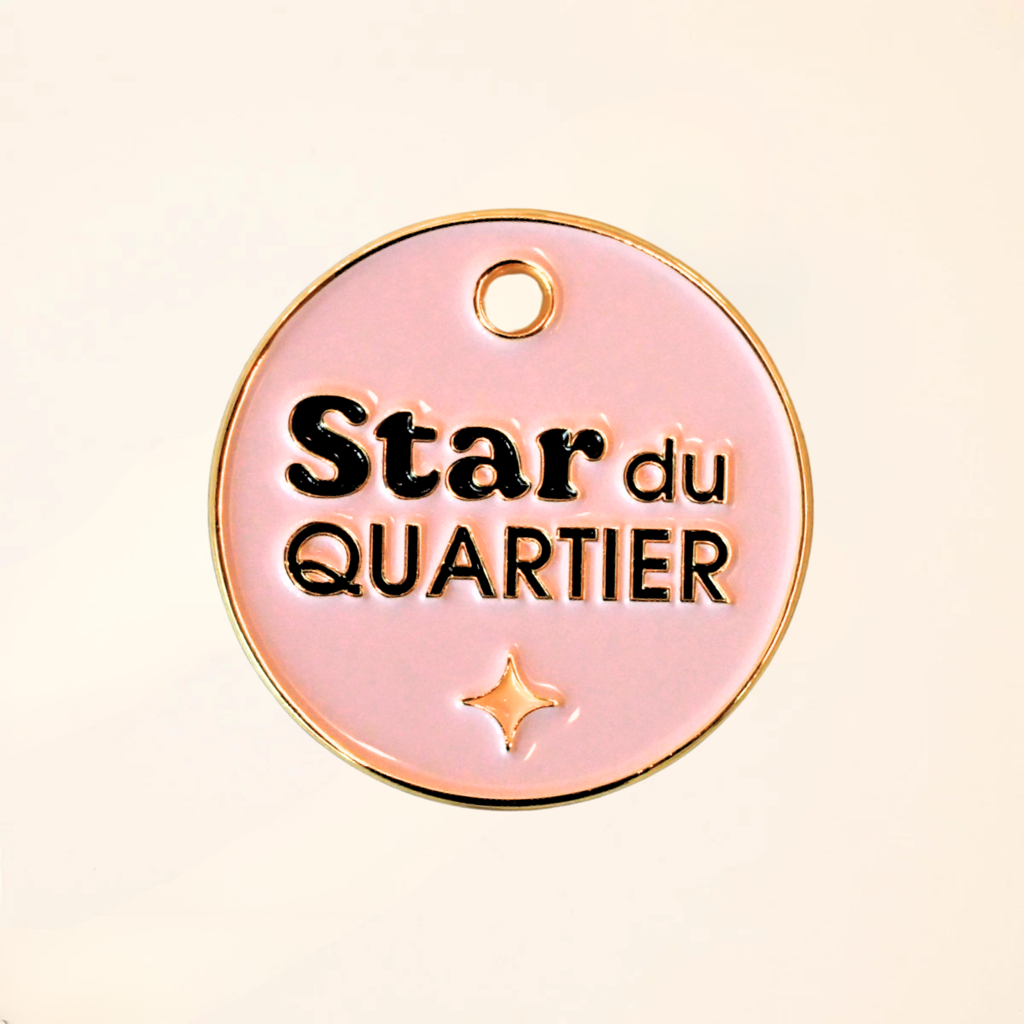 fid-le-paris-m-daille-star-du-quartier-rose-clair-32-mm image 1