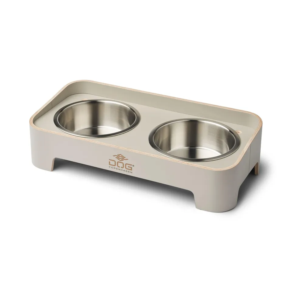 dog-copenhagen-skagen-bar-gamelle-chien-m-grey-sand-inox image 1