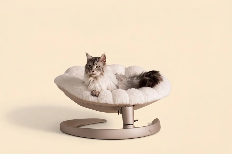tavo-shell-bandit-fauteuil-suspendu-animal-caramel-70x79-cm image 1