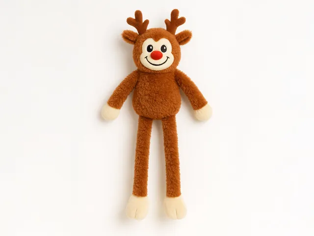 bandit-jouet-renne-jouet-pour-chien-peluche-avec-balle image 1