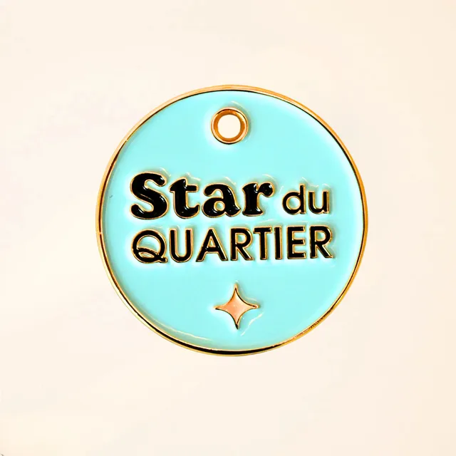 fid-le-paris-star-du-quartier-m-daille-chien-bleu-clair-32-mm image 1