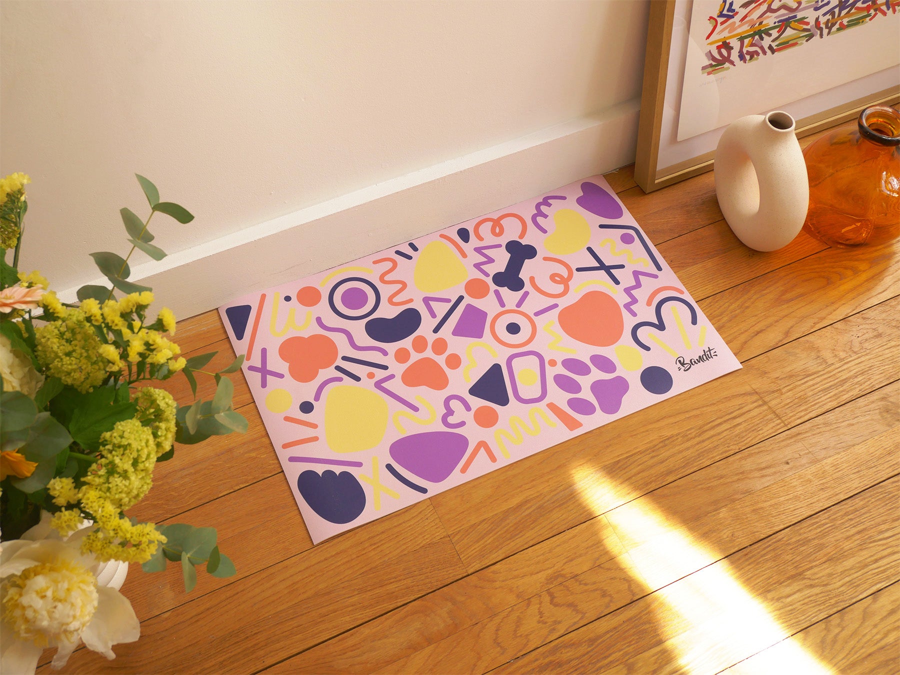 bandit-pictionar-tist-tapis-gamelle-55x33cm-pvc-recyclable image 1