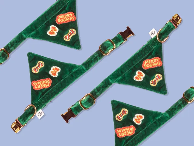 bandit-bandana-chat-velours-vert-no-l-boucle-laiton image 1