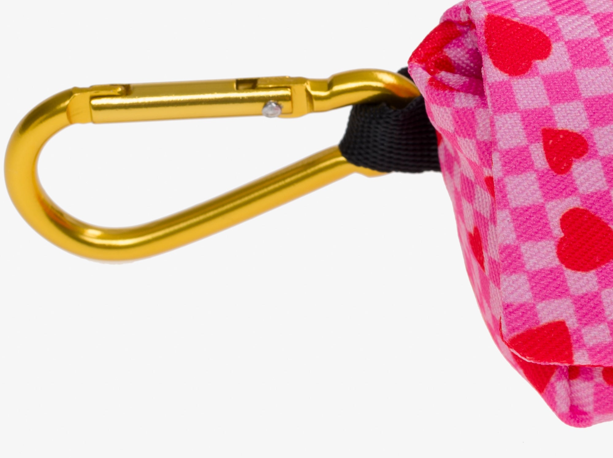 bandit-pochette-sacs-crottes-joli-coeur-rose-carreaux image 3