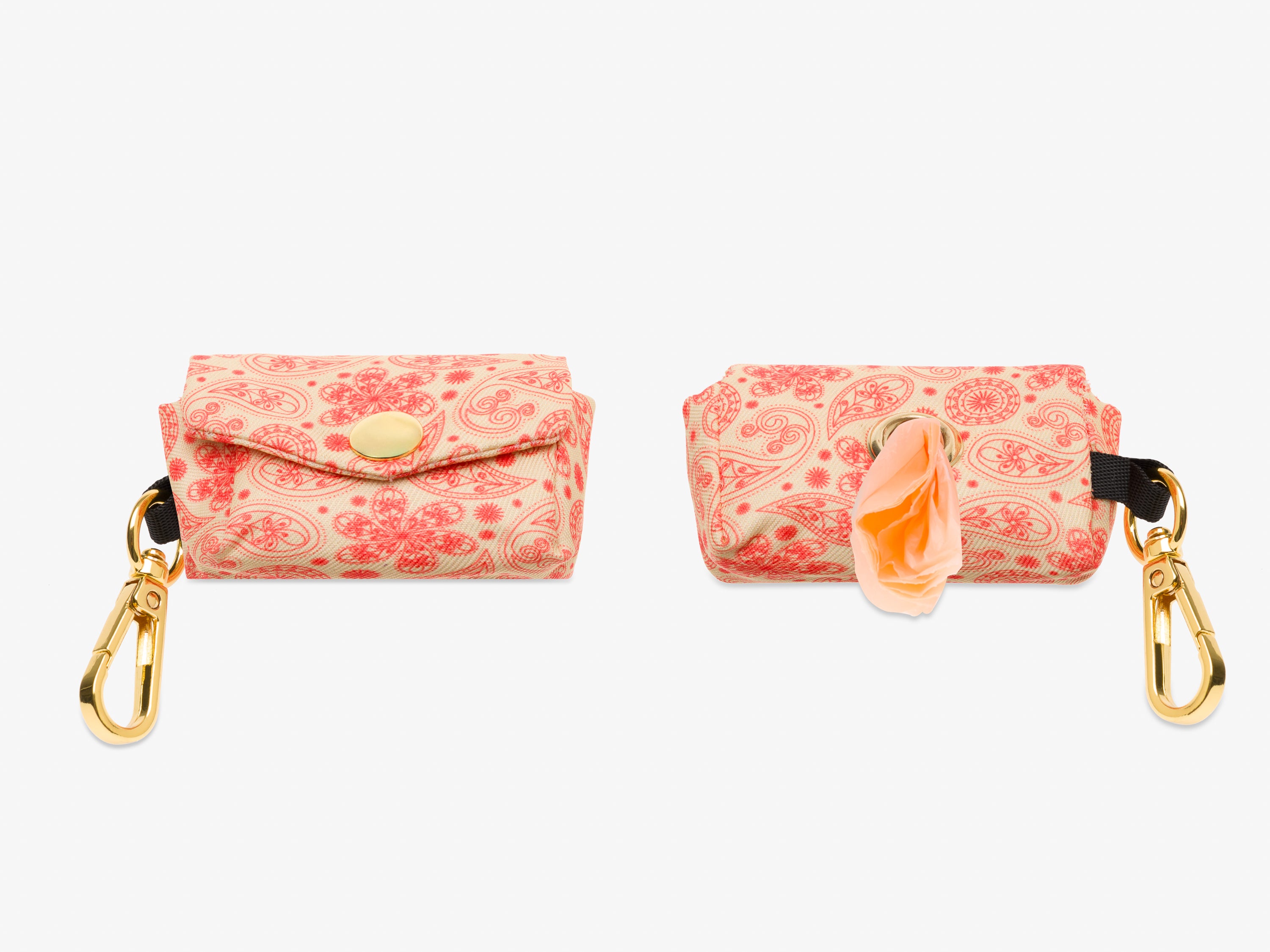 bandit-golden-vibe-pochette-sacs-crottes-paisley-jaune image 1