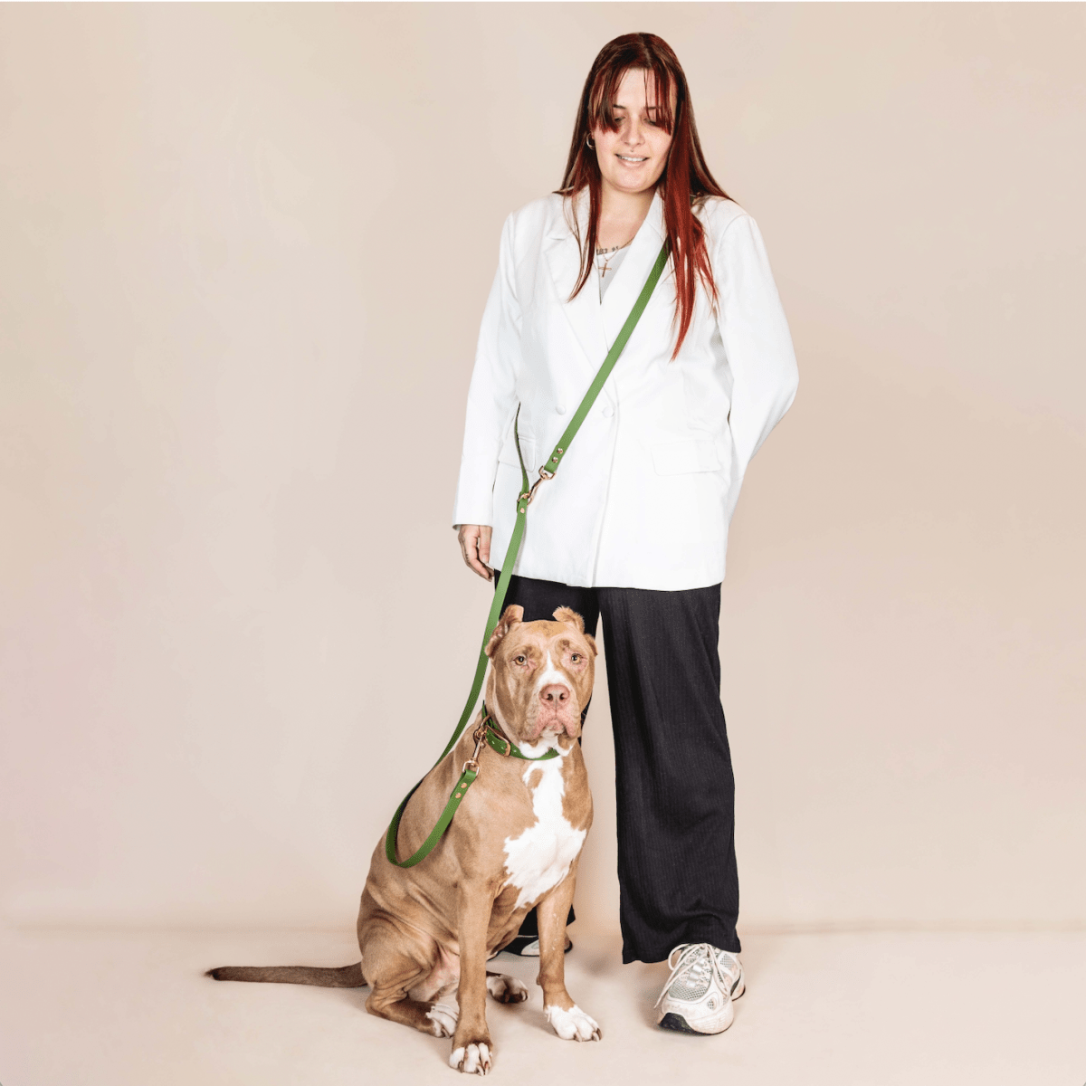 fid-le-paris-multi-positions-laisse-chien-vert-olive image 2