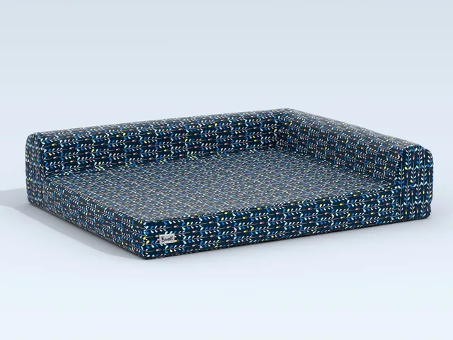 bandit-night-blue-panier-chien-bleu-marine-taille-m-moelleux image 1
