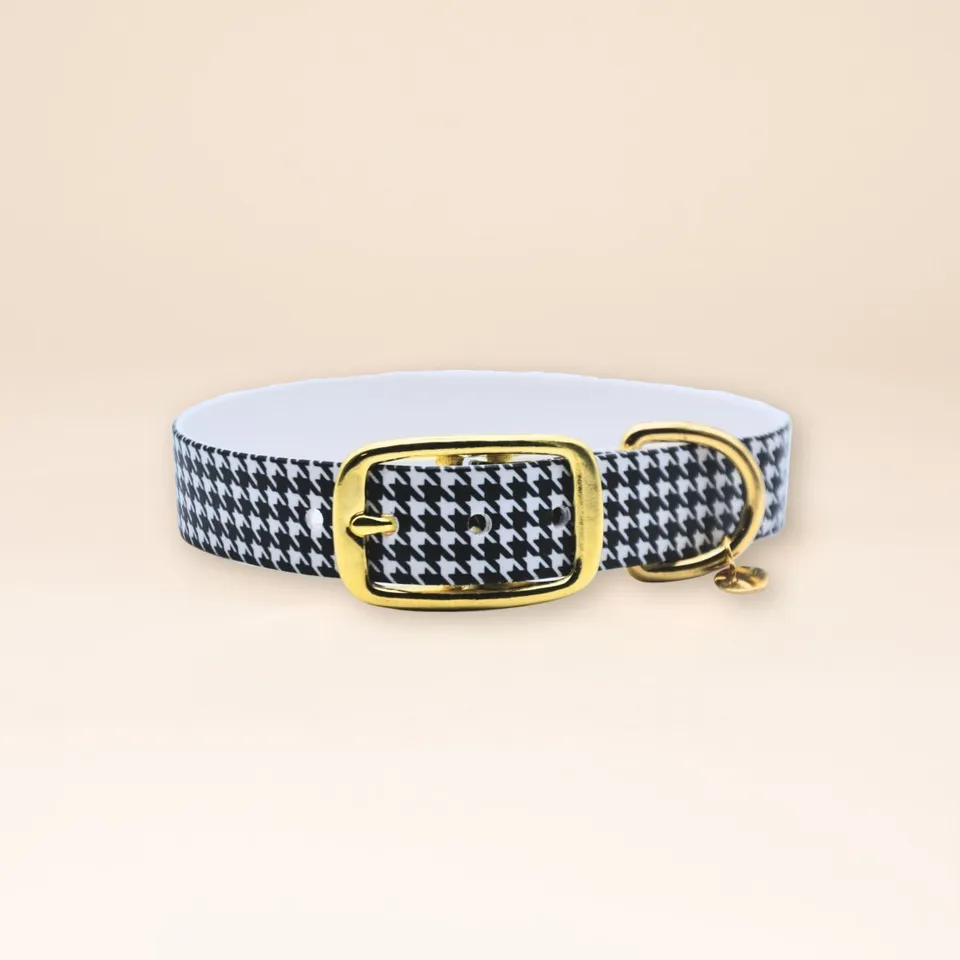 fid-le-paris-l-audacieux-collier-chien-pied-de-poule-m image 1