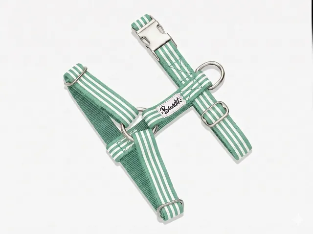 bandit-harnais-menthe-l-eau-harnais-chien-ray-vert image 1