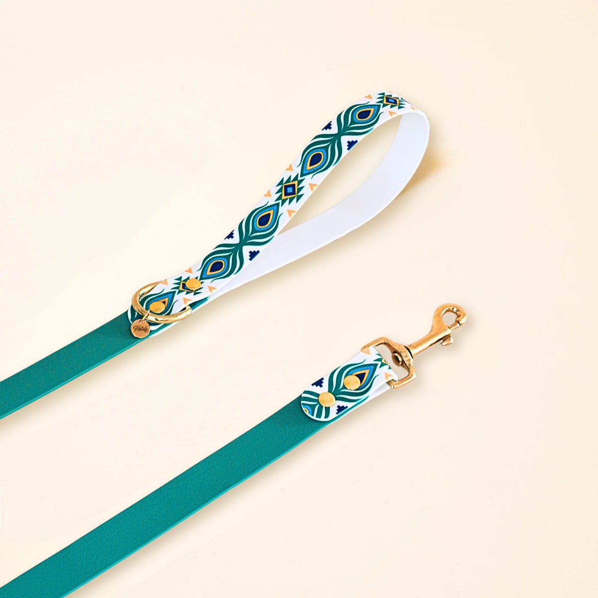fid-le-paris-tulum-laisse-chien-bleu-paon-imperm-able image 1