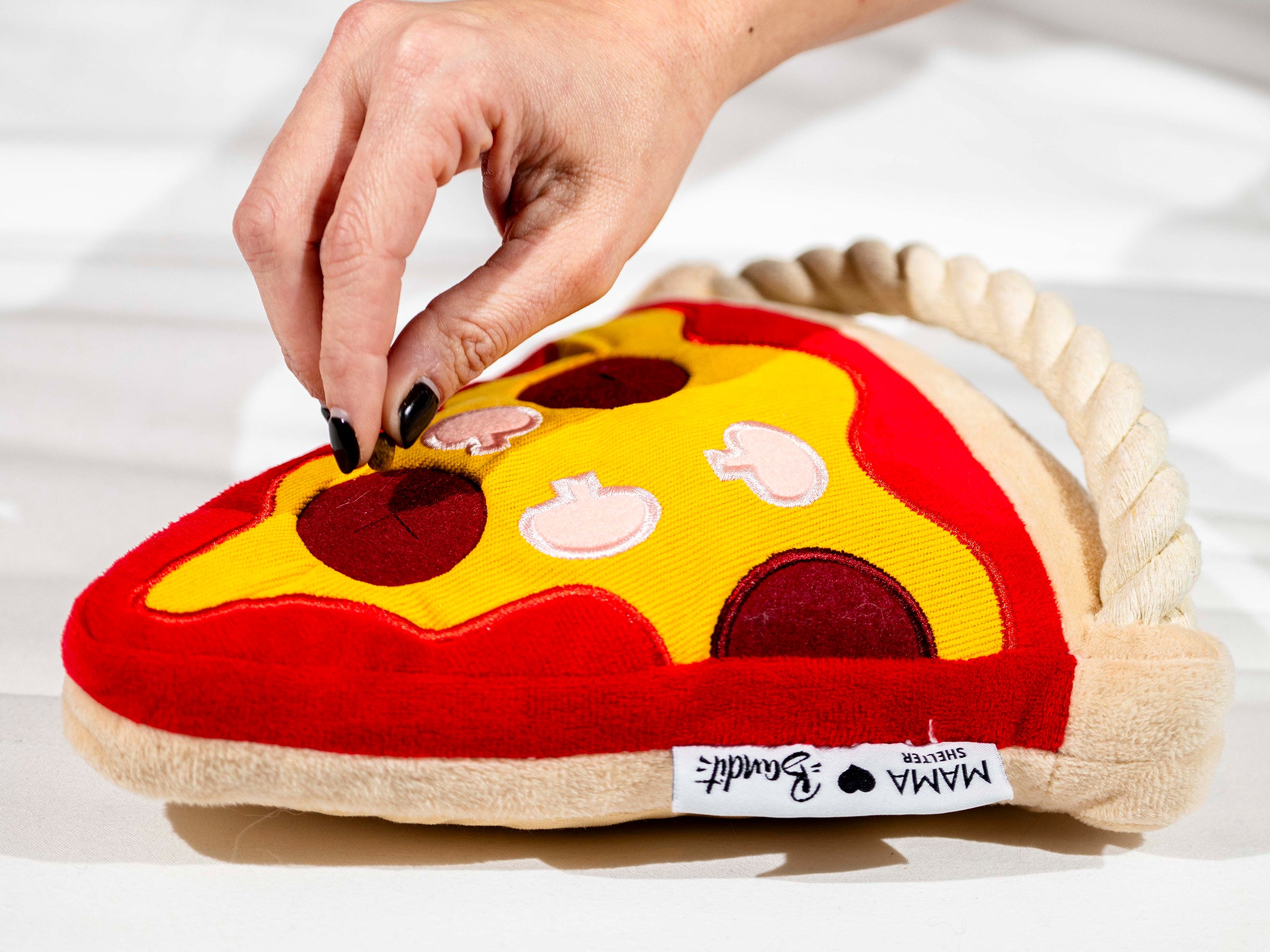 bandit-pizza-jouet-pour-chien-corde-friandises image 3