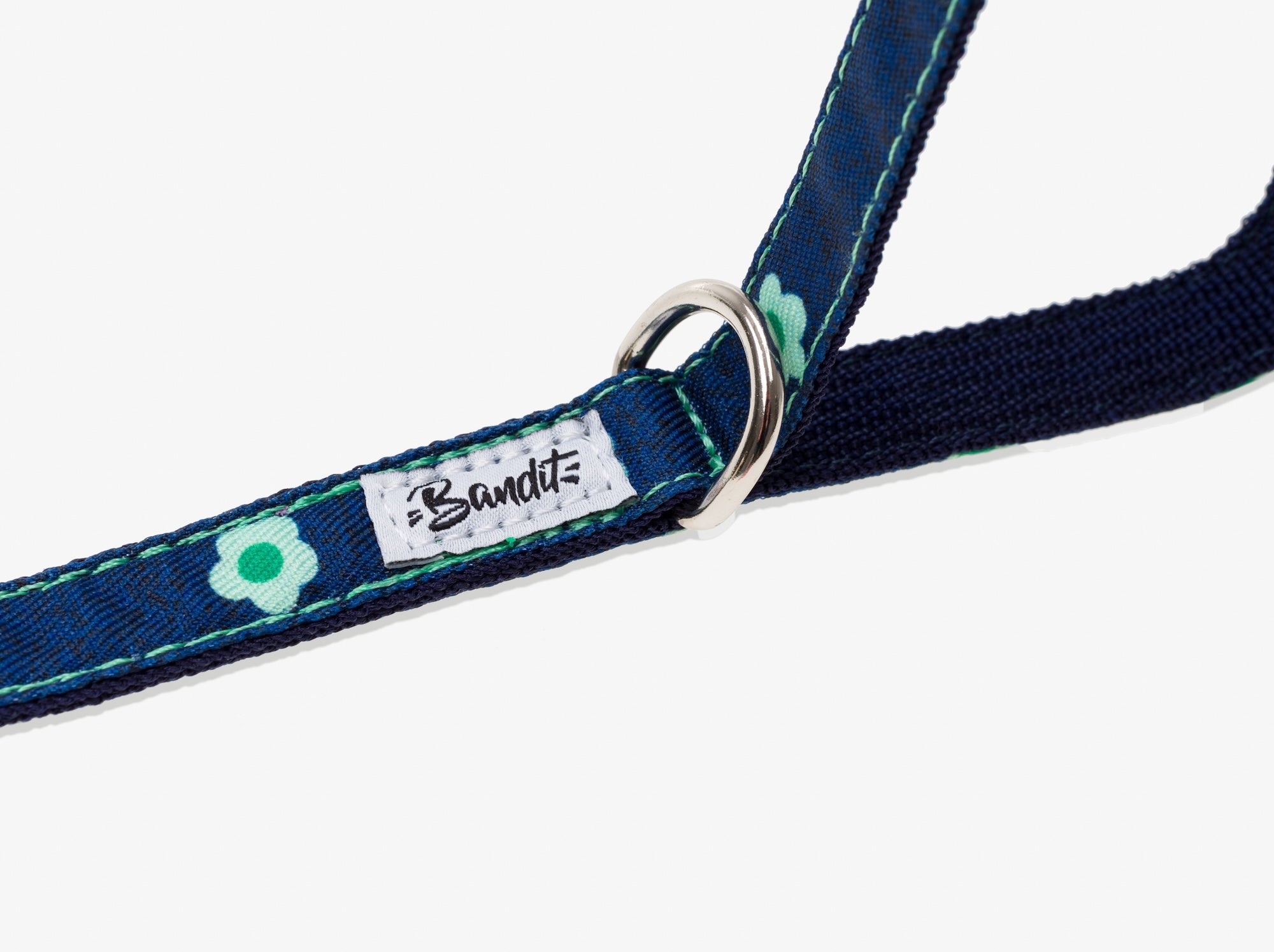 bandit-oopsy-daisy-laisse-chien-denim-fleurs-120-cm image 4