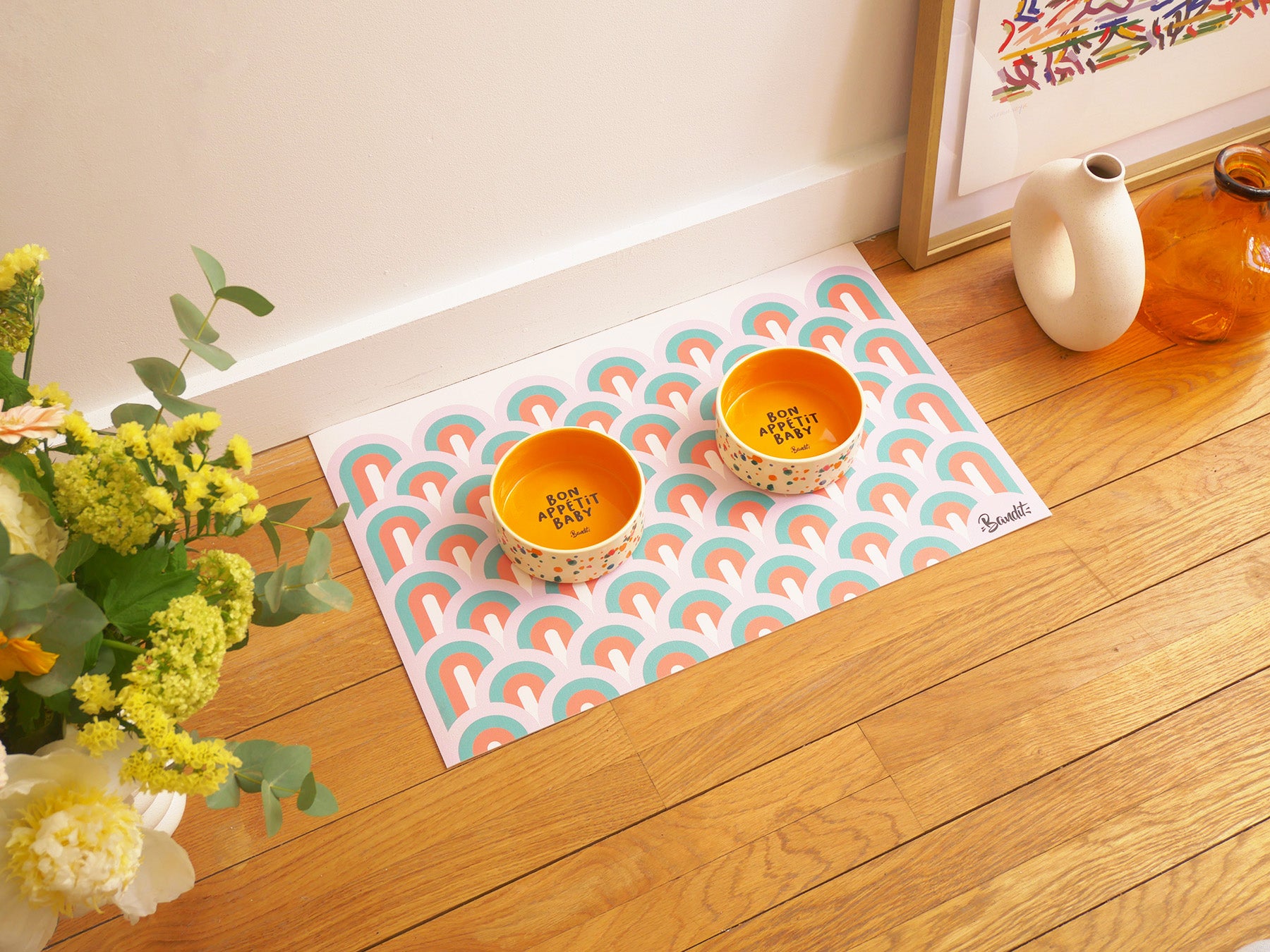 bandit-kit-2-gamelles-c-ramique-tapis-pop-it-2-petites image 2