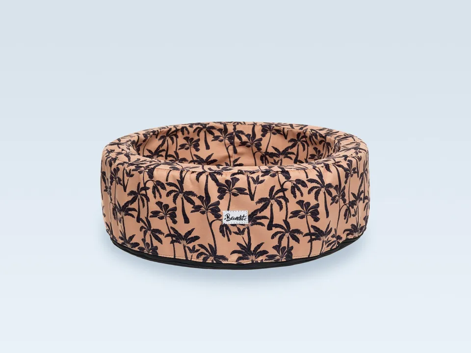 bandit-paniers-pour-chat-rond-palmier-panier-palm-beach image 1