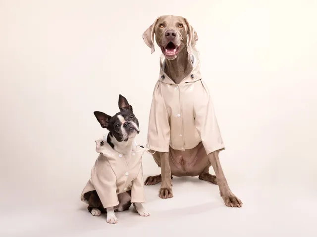 bandit-imperm-able-chien-latte-cr-me-capuche-taille-m image 1
