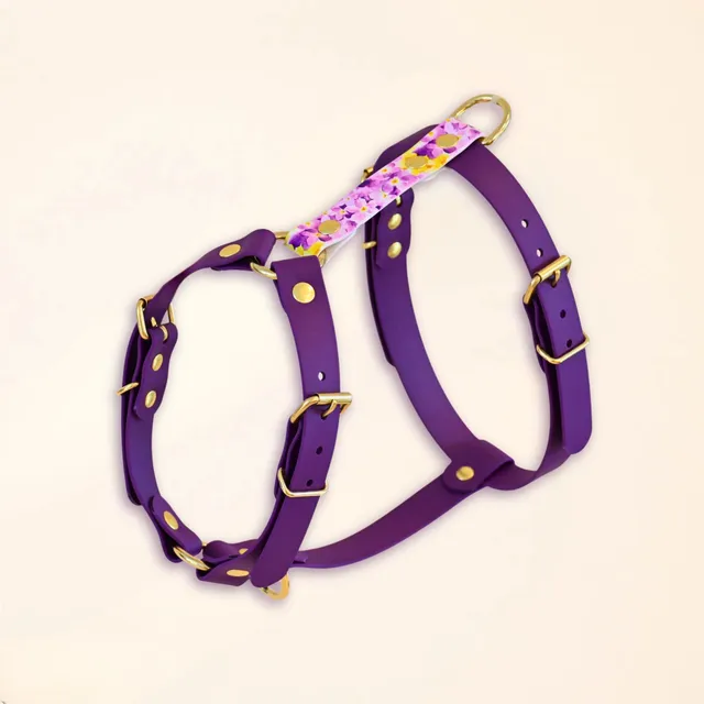 fid-le-paris-the-bloom-harnais-chien-violet-imperm-able image 1