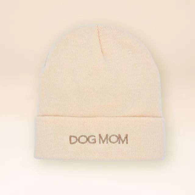 fid-le-paris-dog-mom-bonnet-beige-acrylique-chaud image 1