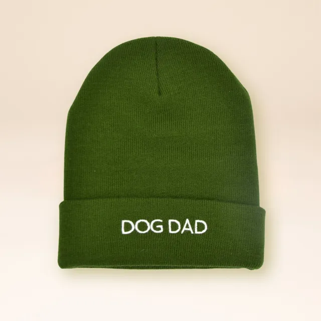 fid-le-paris-dog-dad-bonnet-olive-acrylique-chaud image 1