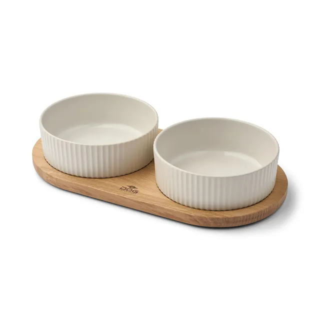 dog-copenhagen-kronborg-food-bar-gamelle-double-s-off-white image 1