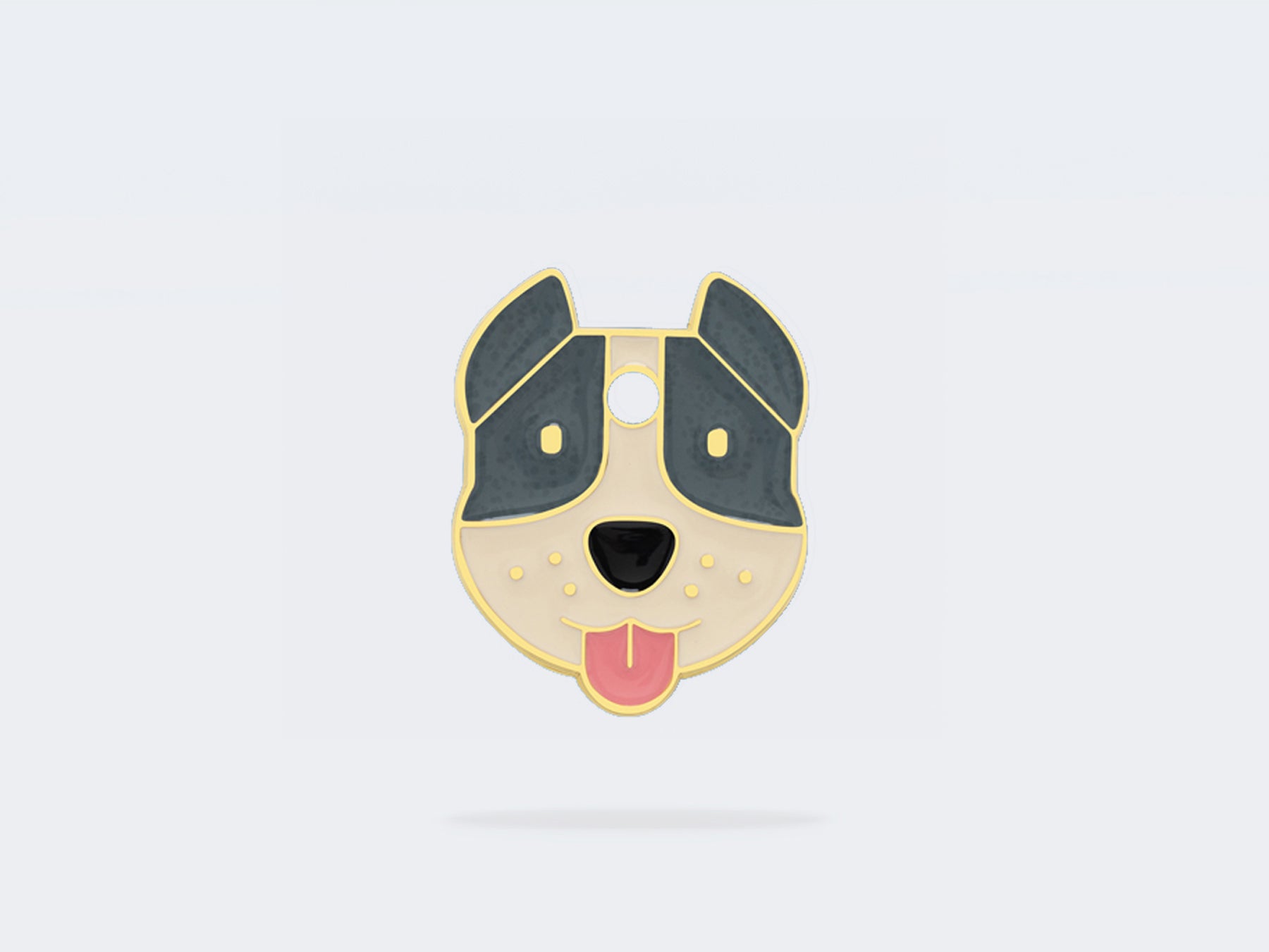 bandit-m-daille-chien-staffie-gravable image 1