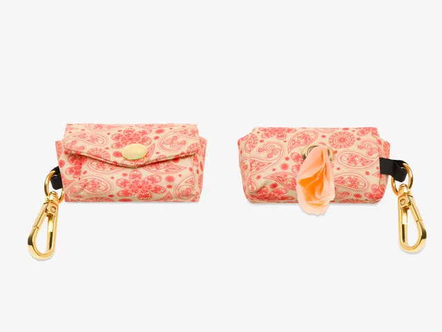 bandit-golden-vibe-pochette-sacs-crottes-paisley-jaune image 1