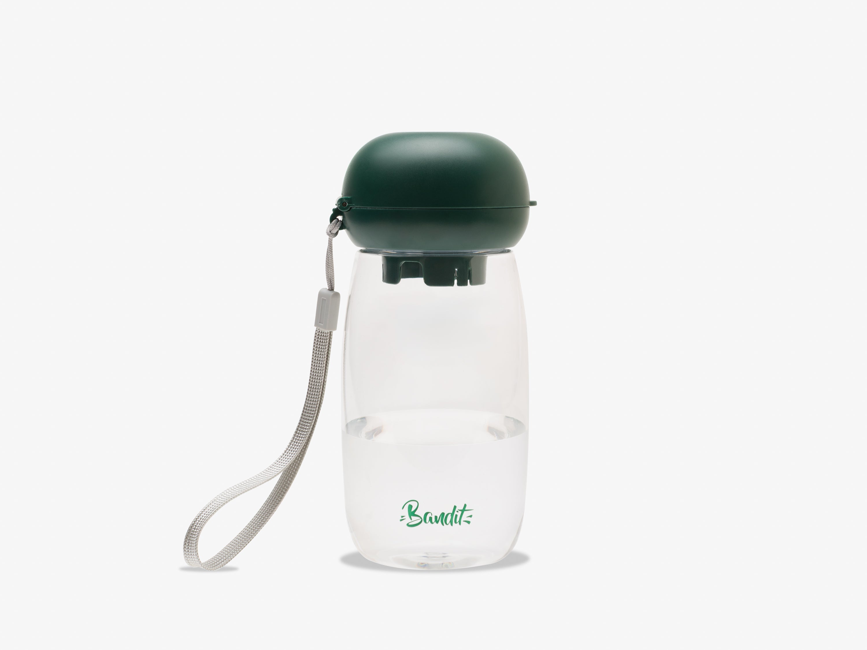 bandit-gourde-chien-550-ml-avec-bol-bouchon-vert image 1