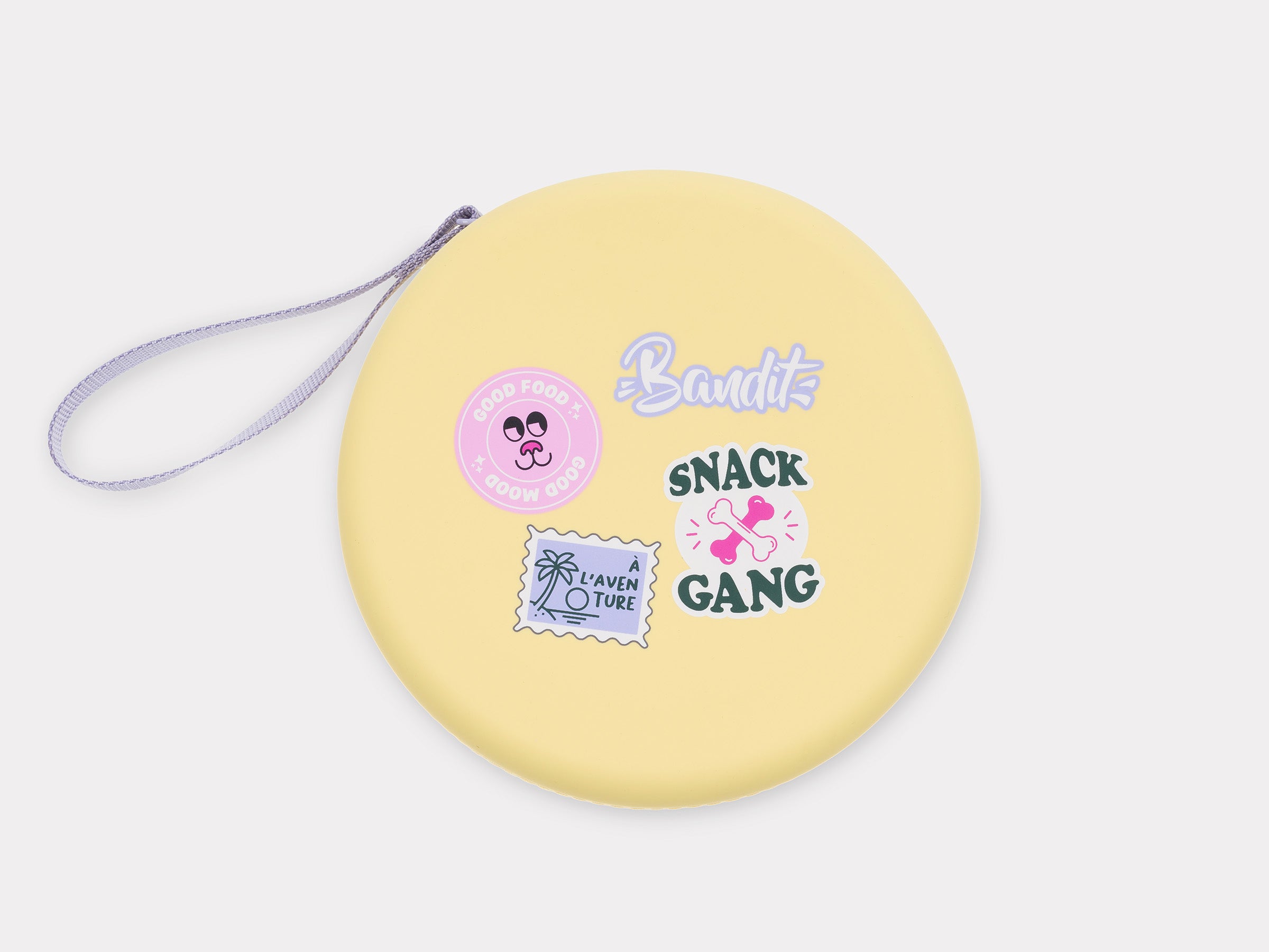 bandit-gamelle-voyage-chien-double-r-tractable-silicone image 1